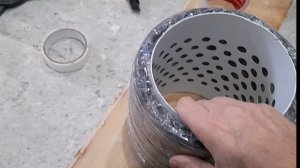 Самодельный шумоглушитель для вентилляции.