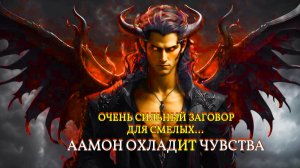 ААМОН ОХЛАДИТ ЧУВСТВА…ОЧЕНЬ СИЛЬНЫЙ ЗАГОВОР…ДЛЯ СМЕЛЫХ…