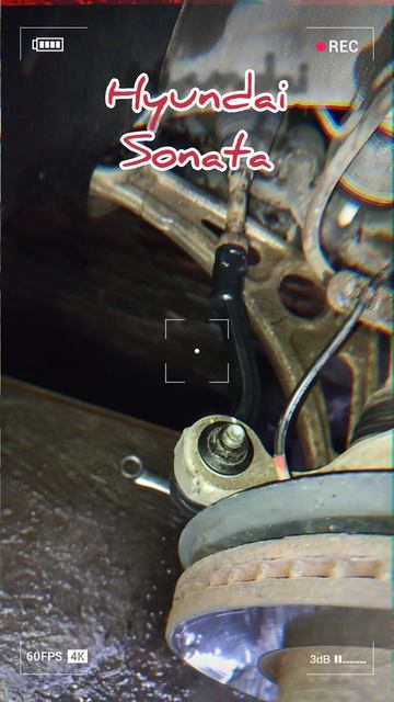 замена стоек стабилизатора и рулевых наконечников Hyundai Sonata