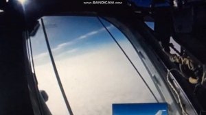 Ту - 142 в полете.