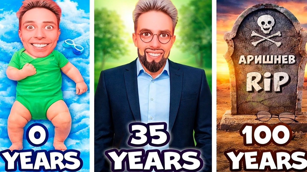 ПРОЖИТЬ 100 ЛЕТ ЗА 24 ЧАСА 😱 ЧЕЛЛЕНДЖ ЗА МОРОЖЕНЩИКА И АНИМАТРОНИКА смотреть онлайн