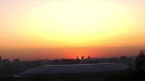 Рассвет над Москвой