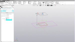 Занятие 3. Смещенная плоскость. Элемент по сечению в 3D модели