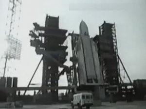 Космонавтика. Буран. Стартует ракетно-космический комплекс Энергия-Буран