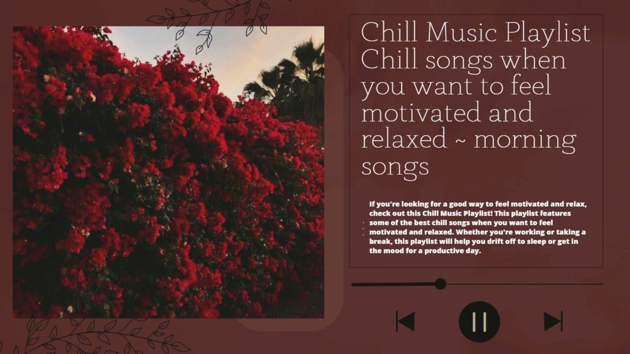 Chill Music Playlist Start your day positively with me | Morning Playlist смотреть онлайн