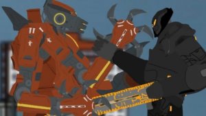 Багровый тайфун vs Титановая Фурия | Анимация (часть 2)