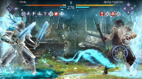 Спрут проклятых против сложного плотоядного кавалера в Shadow Fight 3 продолжение