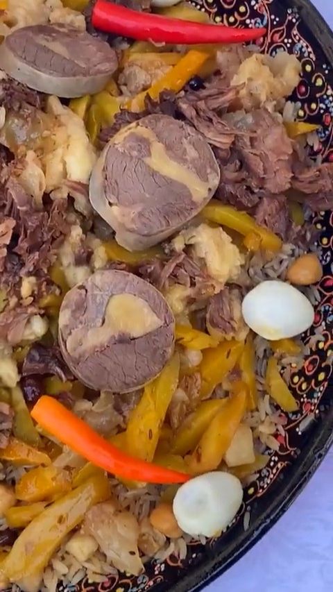 Настоящий самаркандский плов на масле зигир Узбекистан Ташкент Равшан Ходжиев #provedu