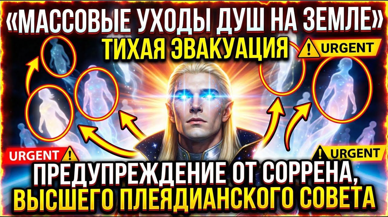 ⚠️ МАССОВЫЙ ПЕРЕХОД ДУШ 10 ФЕВРАЛЯ | Соррен — Высший Плеядианский Совет смотреть онлайн