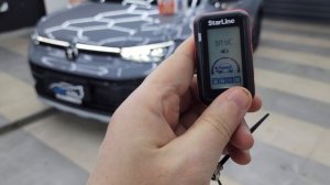 VW Tharu - установили охранный комплекс с автозапуском StarLine E97