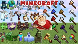 СУПЕР БОСЫ ПРОТИВ ТОПОРОВ В МАЙНКРАФТЕ