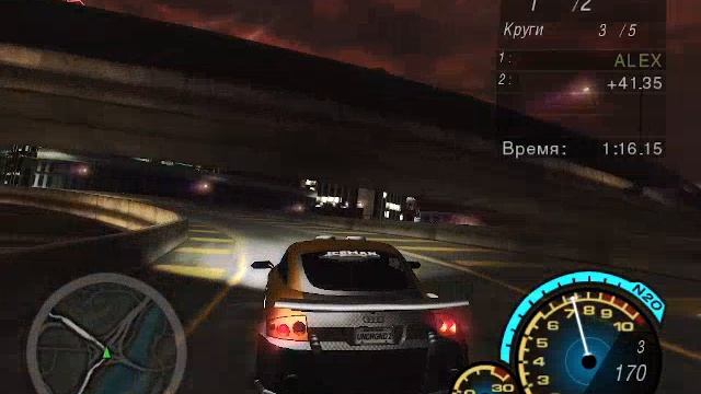 Need For Speed Underground 2. Гонка 208 с главарём Caleb смотреть онлайн