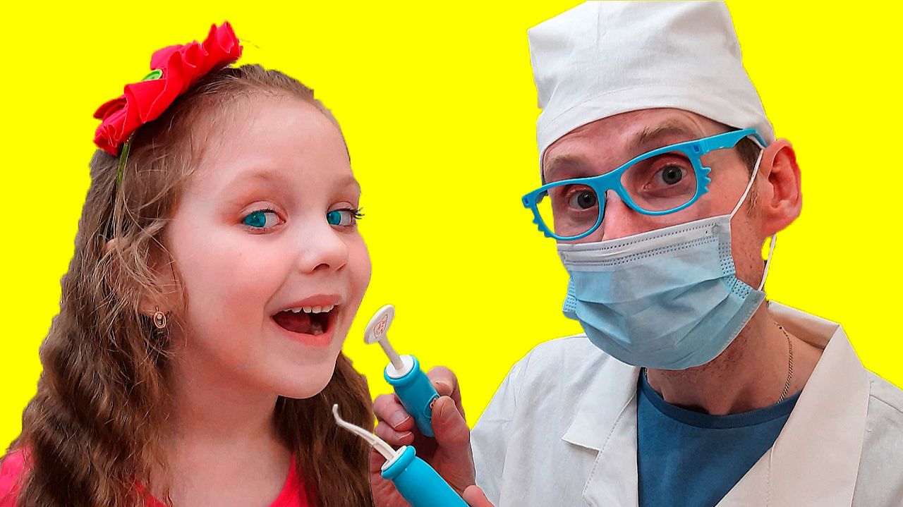 Детская песенка про дантиста - стоматолога или как правильно чистить зубы - Видео для малышей смотреть онлайн