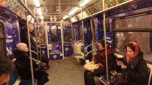 Путешествие на Новогоднем поезде Ока от Марксистской до Третьяковской-1