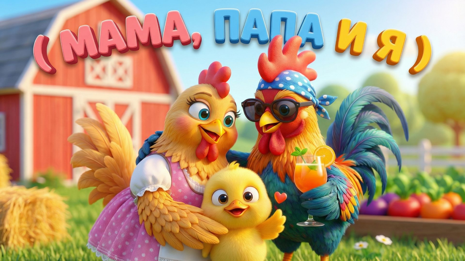 ЦЫПЛЁНОК ПИ - ПЕСЕНКИ И МУЛЬТИКИ МАЛЫШАМ - МАМА, ПАПА И Я - РАЗВАВАЮЩИЕ МУЛЬТИКИ ДЕТЯМ