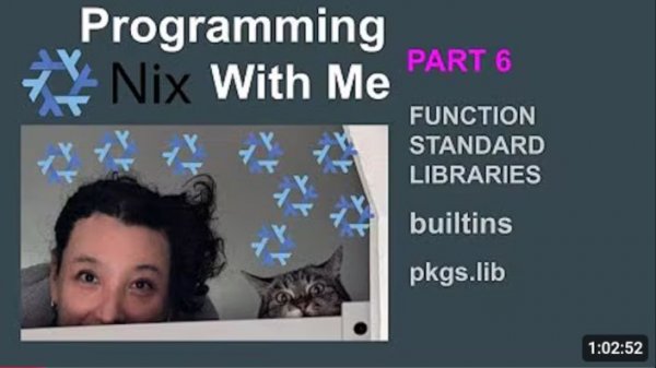 Learn Together Nix Programming | Part 6 - Function libraries: builtins and pkgs,lib