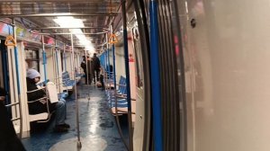 Путешествие на Новогоднем поезде Москва от Александровского сада до Киевской-1