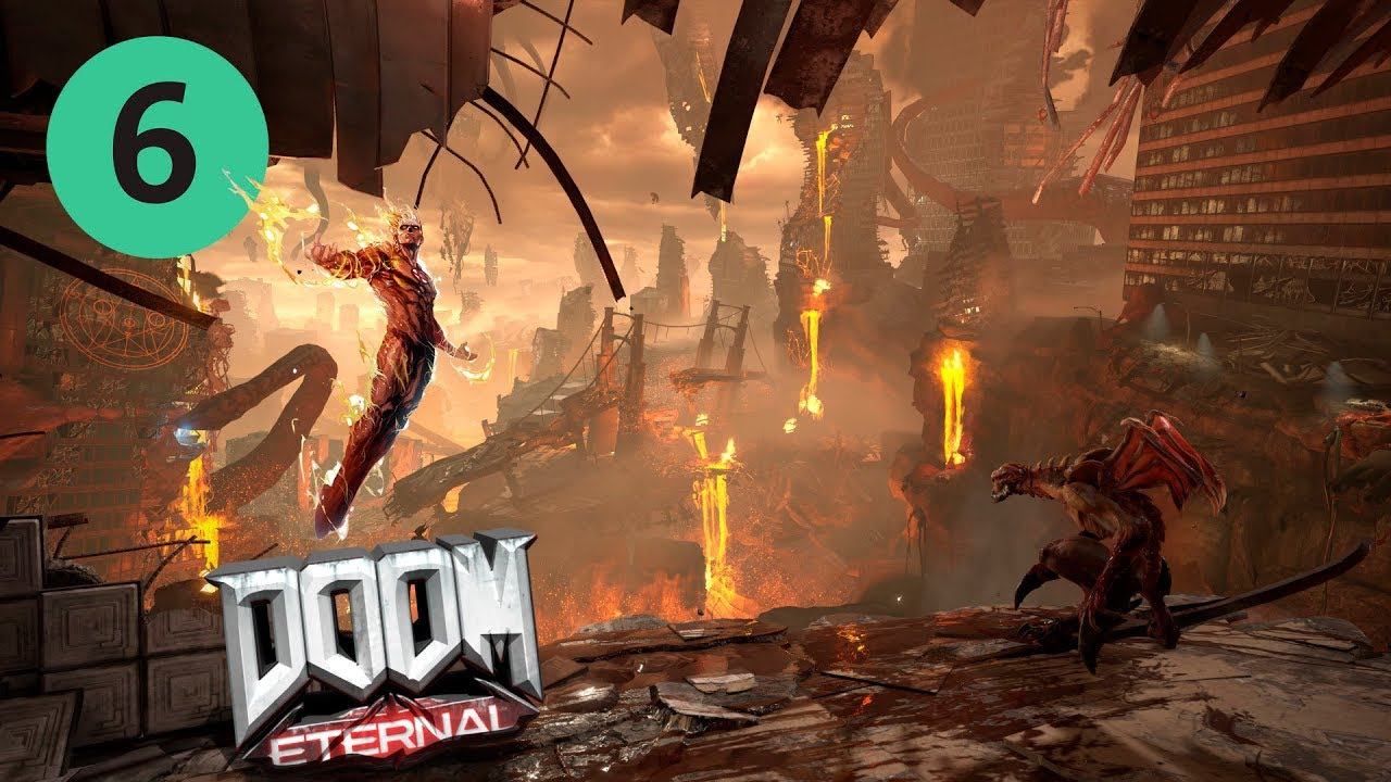 Doom Eternal ▶ Прохождение 6 ▶ Кровавое супер гнездо ▶ НА УЛЬТРАХ