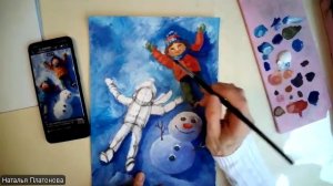 Валяемся в снегу ч2