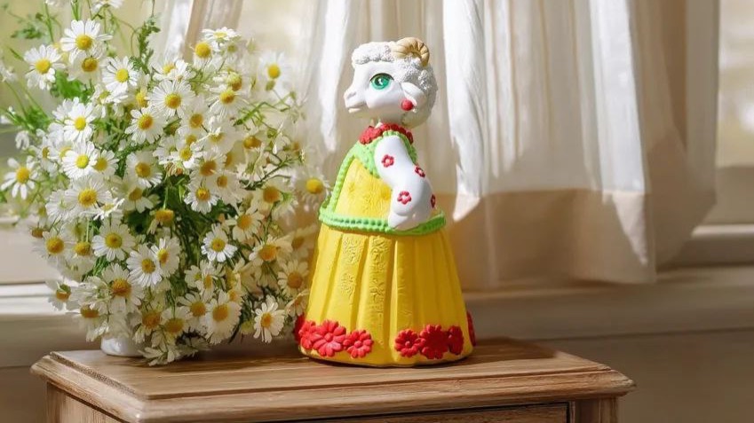 ШКАТУЛКА, ПОДСВЕЧНИК КОЗОЧКА « МИМИ»