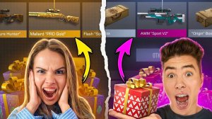 ОН ВЫПАЛ!!! БИТВА ГИФТ БОКСАМИ НА 100 000 ГОЛДЫ В STANDOFF 2