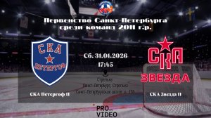 ХК "СКА Петергоф" 11 - ХК "СКА Звезда" 11 | 31.01.2026