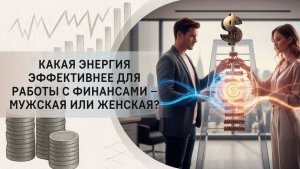 Какая энергия эффективнее для работы с финансами – мужская или женская?