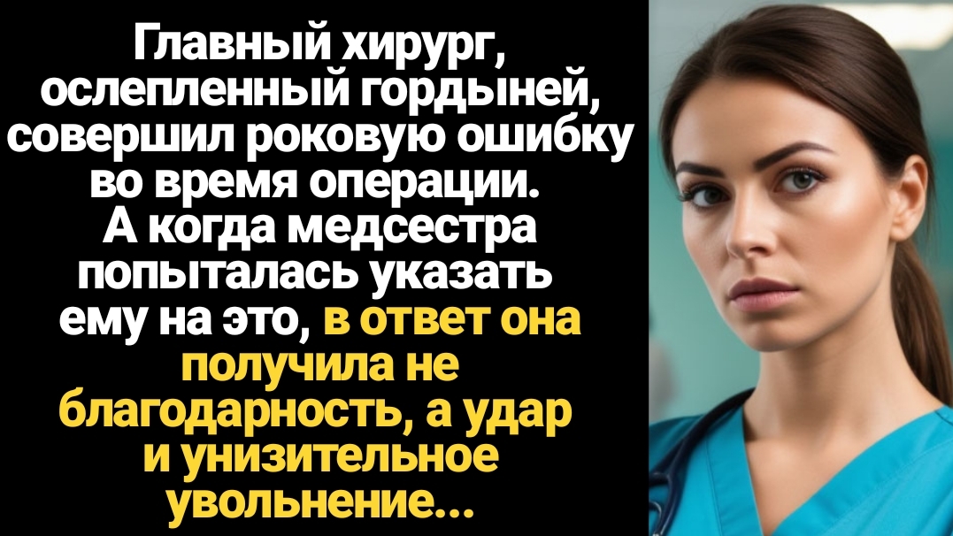 ИСТОРИИ ИЗ ЖИЗНИ/Главный хирург совершил роковую ошибку во время операции смотреть онлайн