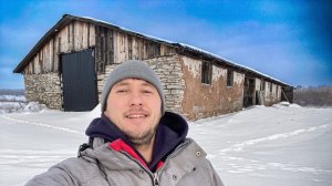 Ремонт склада в деревне с отцом