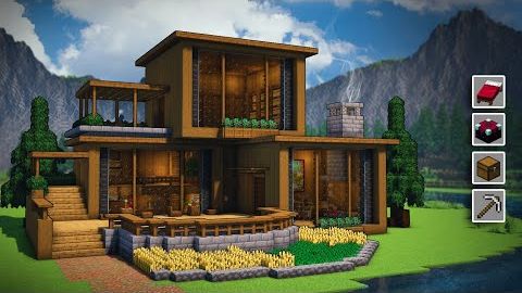 Лучший СТАРТОВЫЙ дом из дерева в Minecraft смотреть онлайн