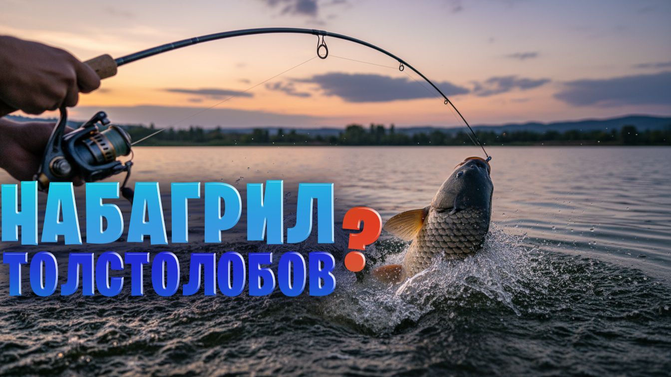 Набагрил ТОЛСТОЛОБИКОВ ? Рыбалка по-русски: и как крали мой судачий силикон...