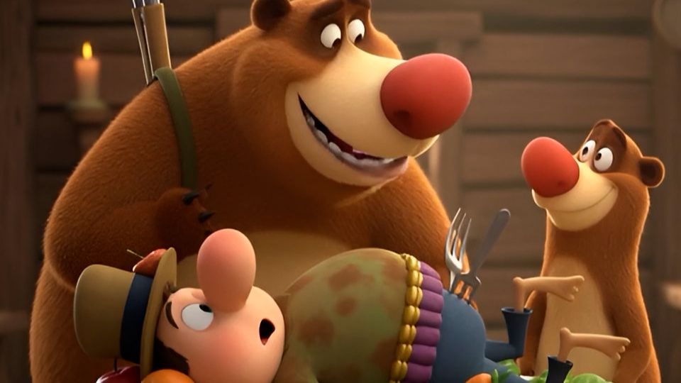 Медведь, охотник и Аууу