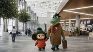 Чебурашка и крокодил Гена в Благовещенске