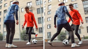 ОБУЧЕНИЕ ФИНТУ V-MOVE / КАК ПРОКИНУТЬ МЕЖДУ НОГ #2 / ФУТБОЛ, ПАННА, ФРИСТАЙЛ