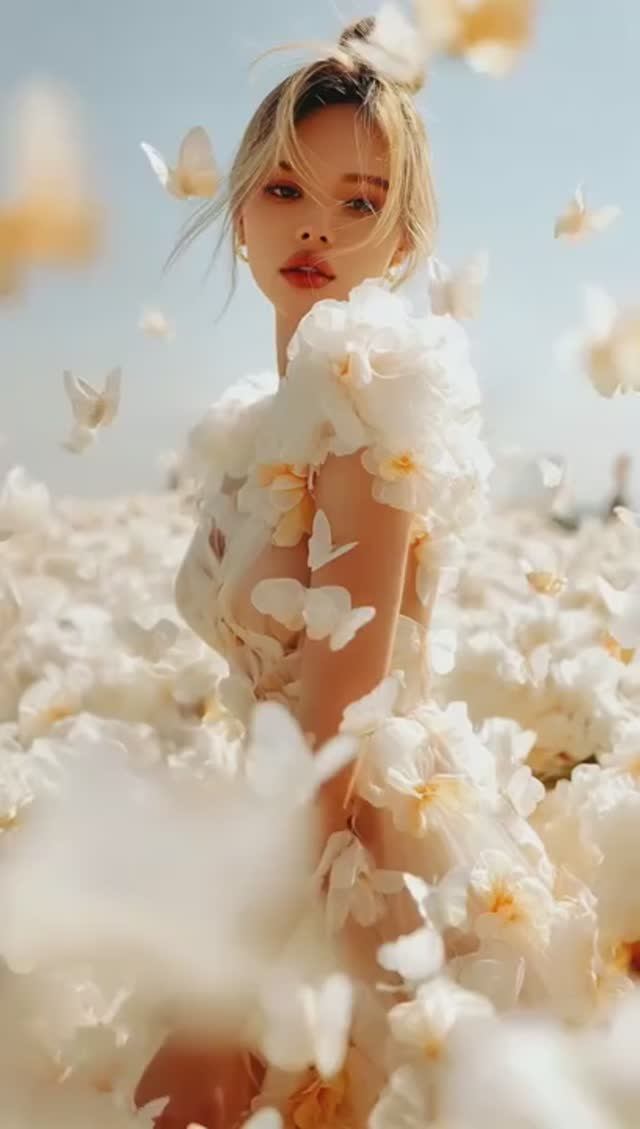 Девушка в цветах смотреть онлайн