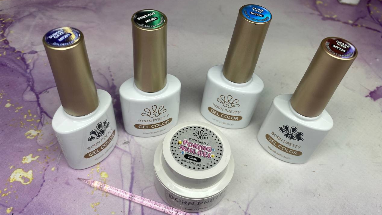Born Pretty💥Нереальные "кошки"! Poking gel черный. Тестируем😉💅 смотреть онлайн