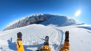 ЛУЧШЕЕ ОТКРЫТИЕ СЕЗОНА 2026 на КРАСНОЙ ПОЛЯНЕ! УПАЛ В РУЧЕЙ! Катаю Нереальный ФРИРАЙД первым следом