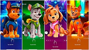 Мультики для Детей Щенячий Патруль Tiles Hop - ГОНЩИК, РОККИ, СКАЙ, ЗУМА