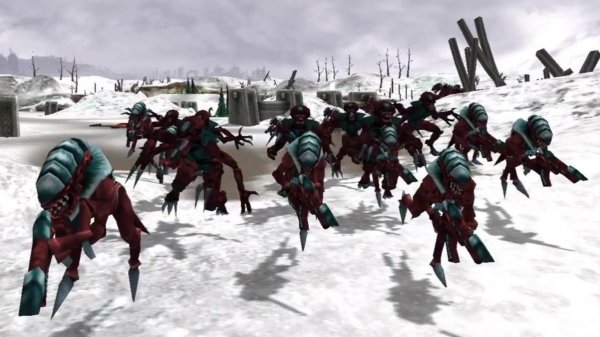 Warhammer 40,000 Dawn of War Unification Mod Мультиплеер 9 Тиранид раш