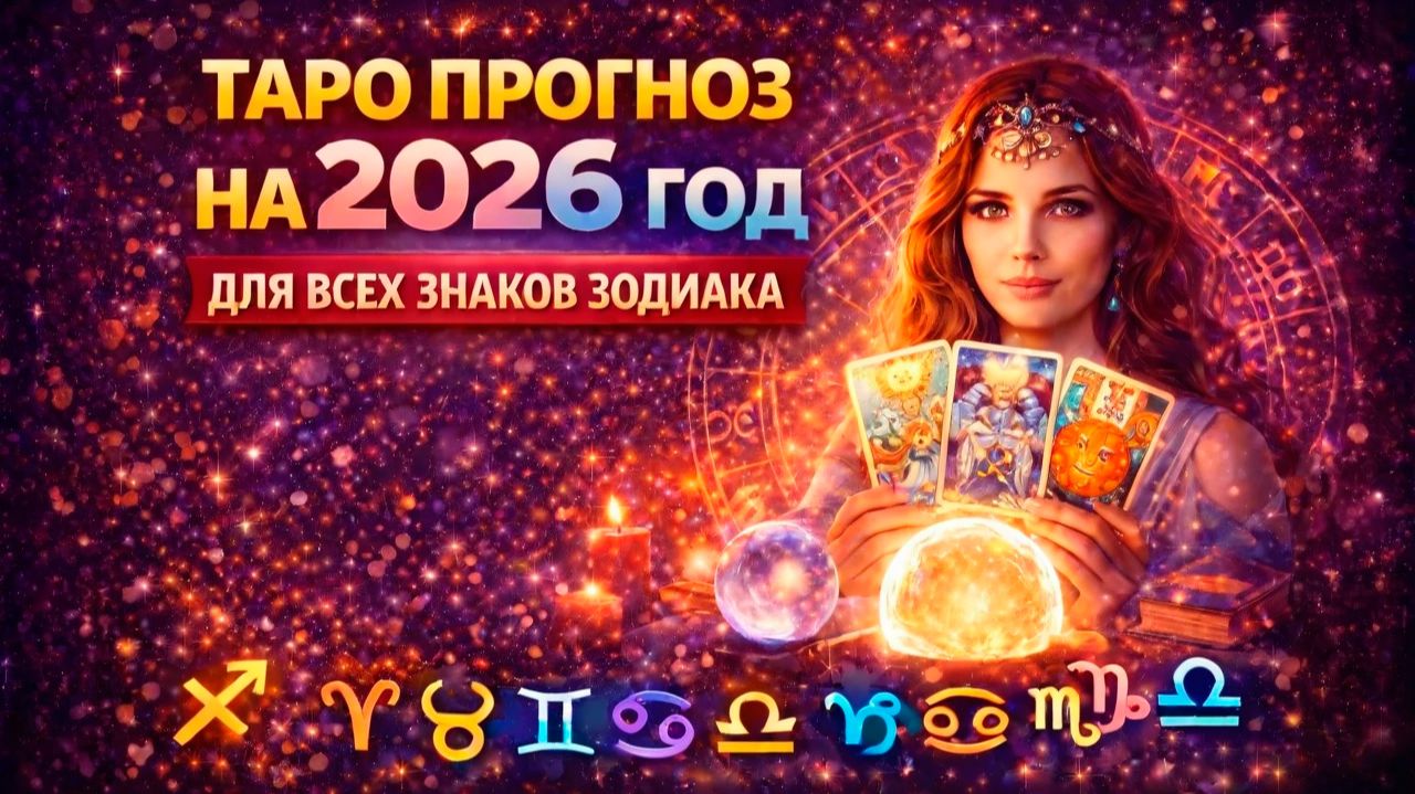 Таро прогноз на 2026 год | Для всех знаков Зодиака смотреть онлайн