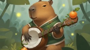 реклама гитары ккапибара