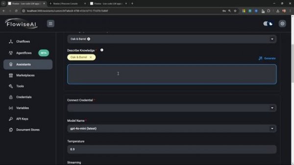Flowise AI Tutorial (2025) #8 - Custom Assistants