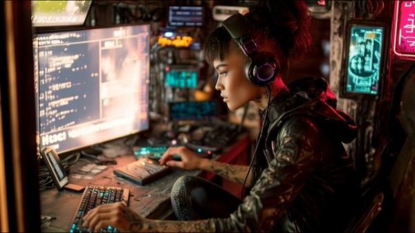 Cyberpunk Focus System | Music for ADHD & Hyperfocus Productivity