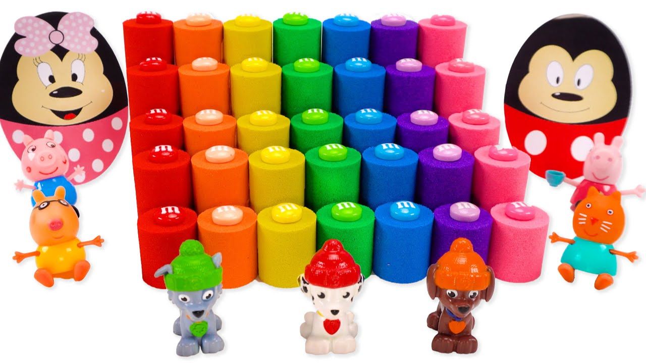 ИГРАЕМ С КИНЕТИЧЕСКИМ ПЕСКОМ ШЕНЯЧИЙ ПАТРУЛЬ И СВИНКА ПЕППА ВИДЕО ДЛЯ ДЕТЕЙ КАНАЛ ИГРАЛКИ-ЗАЛИПАЛКИ смотреть онлайн