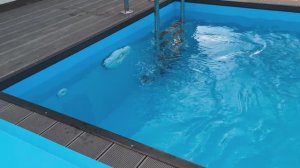 Бассейн из полипропилена под ключ 3,2*2,2*1,3 м.