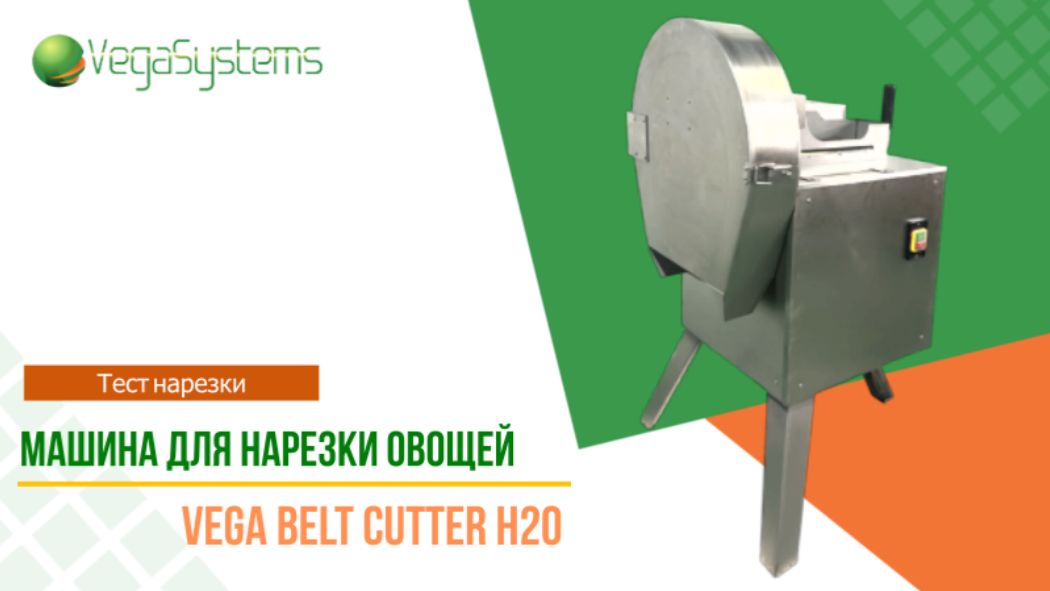 Нарезка грибов на слайсы Vega Belt Cutter H20 | Тест нарезки смотреть онлайн