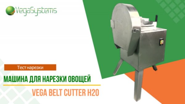 Нарезка грибов на слайсы Vega Belt Cutter H20 | Тест нарезки