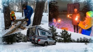 В СЕРДЦЕ ТАЙГИ НА МАШАНИЕ l200: ЭКСПЕДИТЦИЯ В ДИКУЮ ТАЙГУ С ДЕТЬМИ НА ЖИЛОМ МОДУЛЕ ПИКАП