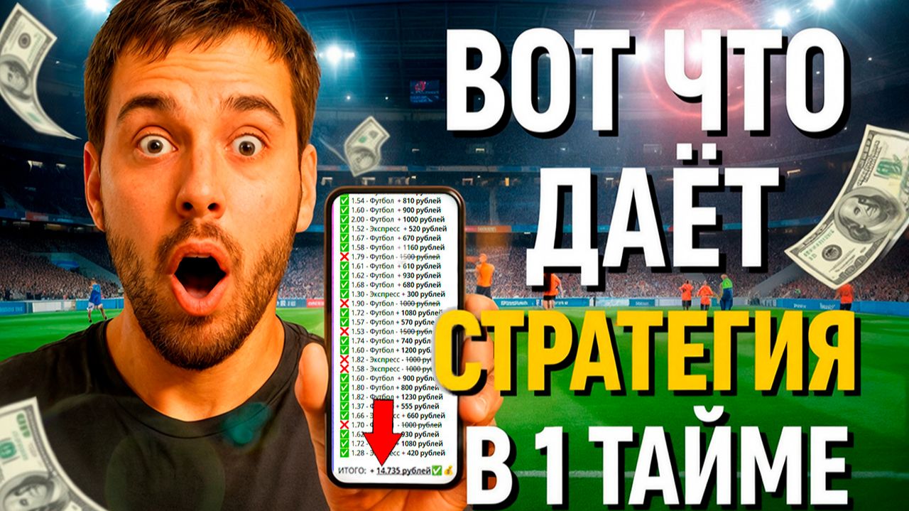 Её ищут все профи — лучшая стратегия ставок на футбол, которая стабильно приносит деньги смотреть онлайн