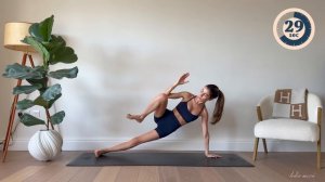 20-МИНУТНАЯ ТРЕНИРОВКА ПИЛАТЕС НА ВСЕ ТЕЛО | БЕЗ ОБОРУДОВАНИЯ